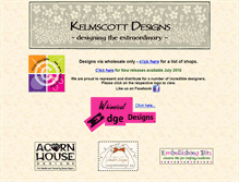 Tablet Screenshot of kelmscottdesigns.com